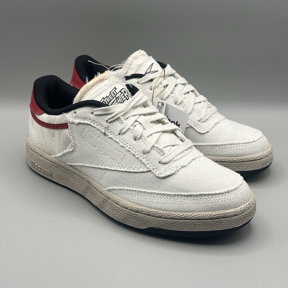 Reebok Club C 85‎ x Street Fighter RYU Retro Shoes - Men's Size 6.5 NEW